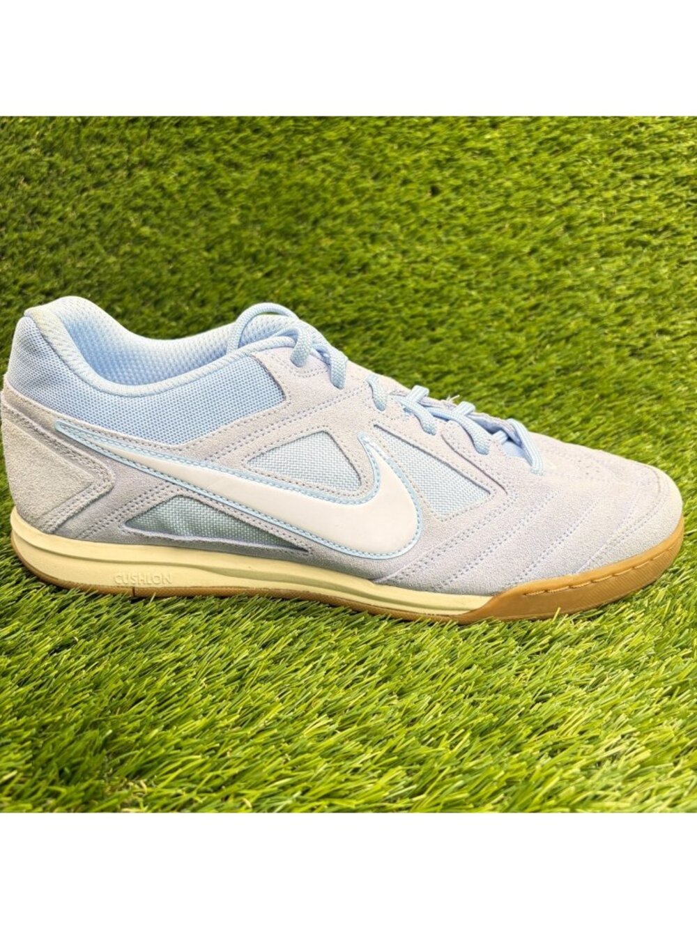 Nike Gato Mens Size 12 Purple Blue White Gum Athletic Lifestyle Shoes Sneakers